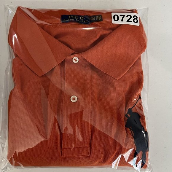 Polo Ralph Lauren Mens 2XLT Embroidered Big Pony Mesh Polo Shirt #3 Short Sleeve - Picture 14 of 14